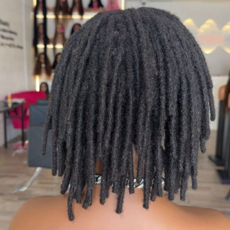 Afro kinky Dreadlocs Micro Twist Flexi-fit Invisi Drawstring Wig