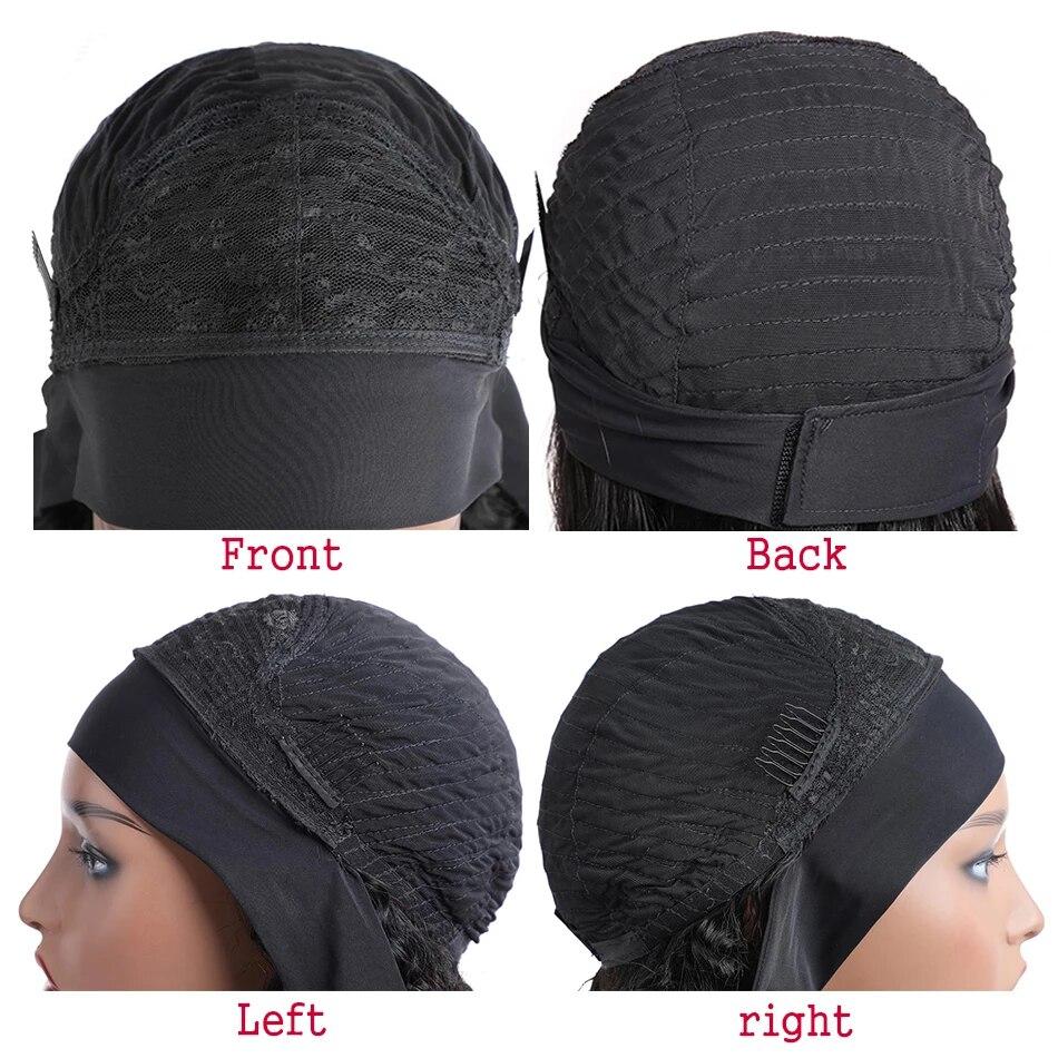 Kinky Curly Natural Black Wig With Headband