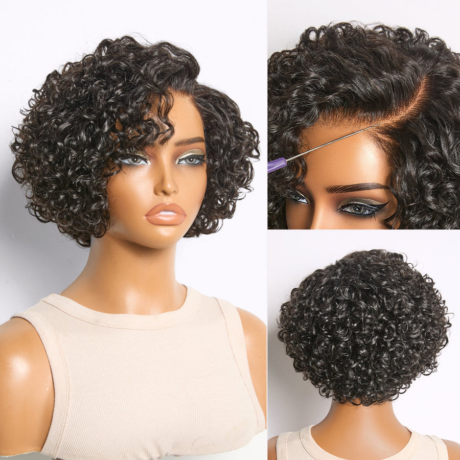 ⚡ Final Hours – Mature Bouncy Curl C-Part Glueless HD Lace Wig