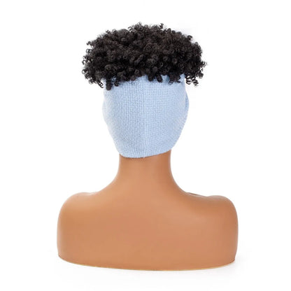 Hot Sexy Kinky Wig with Blue Headband