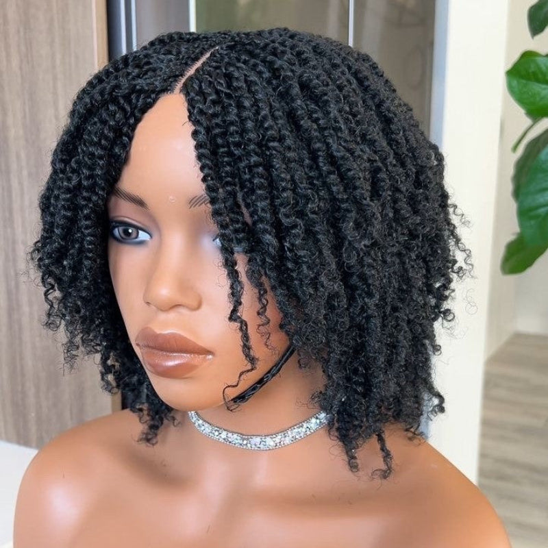 Afro kinky Micro Twist Flexi-fit Invisi Drawstring Wig