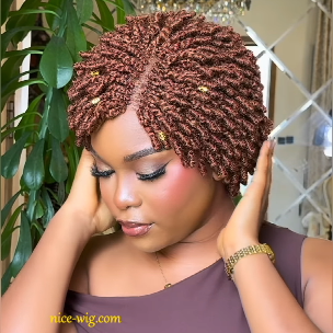 Pretty Glueless light weight Twist-out Afro Pixie Invisi Drawstring Wig