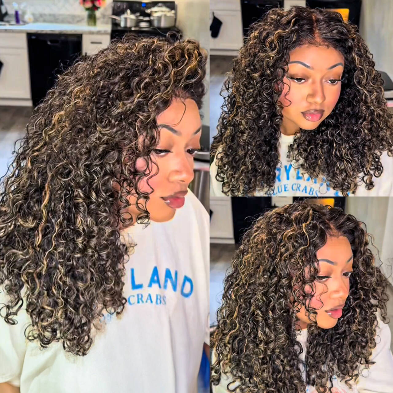 🔥 Limited-Time Sale | 4C Curly Edges Glueless Human Hair Wig – 220% Density