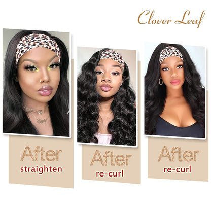 Wave Headband Wigs Glueless Looks Natural