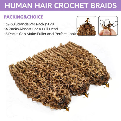 Easy-Install #4/27 Highlight Burmese Curly Crochet Hair