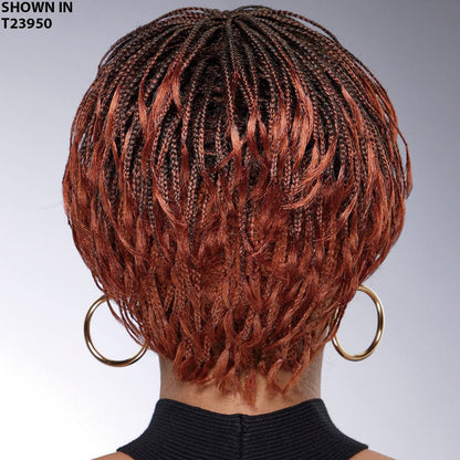Hand-braided Extended Neck Wig