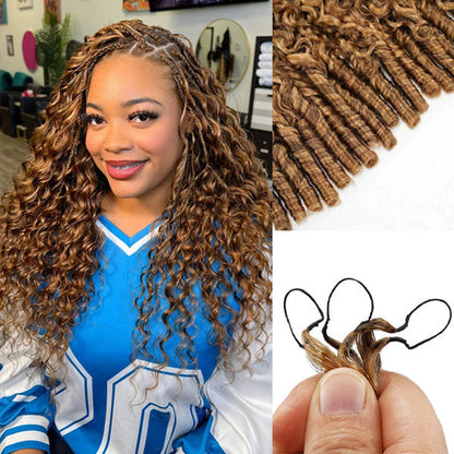 Easy-Install #4/27 Highlight Burmese Curly Crochet Hair