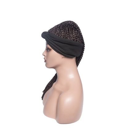 Hot Sexy Kinky Long Curly Braid Wig with Black Headband