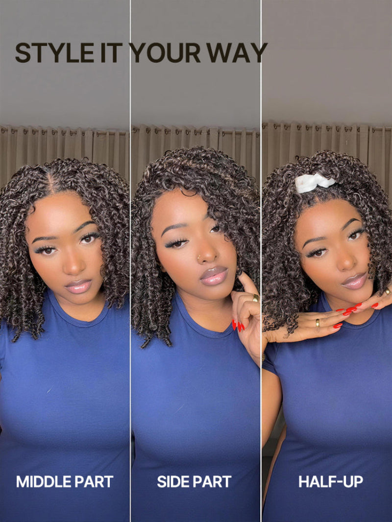 Boho Braids Water Wave Wig 13x6 HD Pre-Cut Lace Glueless
