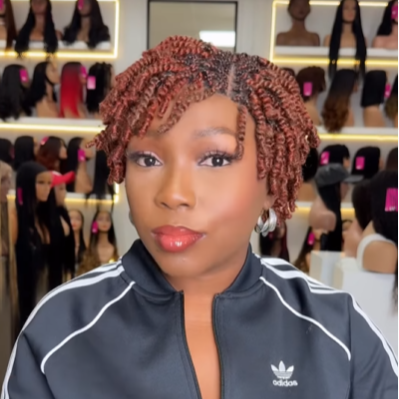 Twist-out Afro Pixie Invisi Drawstring Wig