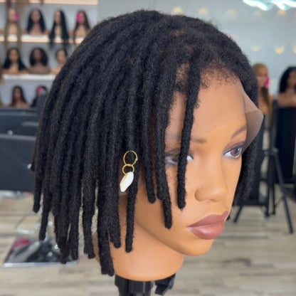 Afro kinky Dreadlocs Micro Twist Flexi-fit Invisi Drawstring Wig