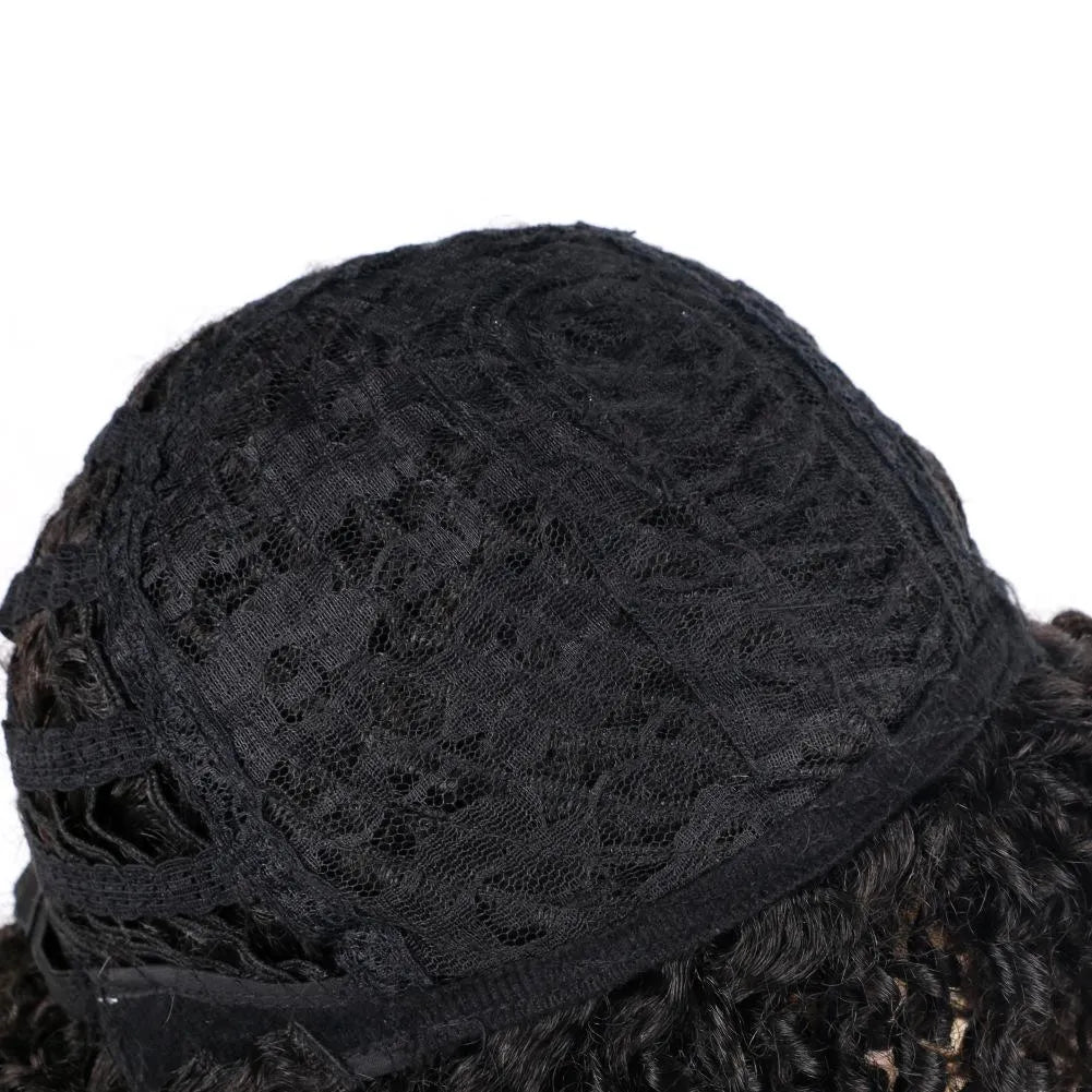 Dreadlock Wig Short Twist Wigs for Black Women Afro Curly Hair