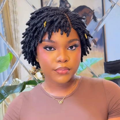 Pretty Glueless light weight Twist-out Afro Pixie Invisi Drawstring Wig