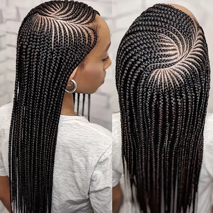 HD Full Lace Front Wigs with Box Braids