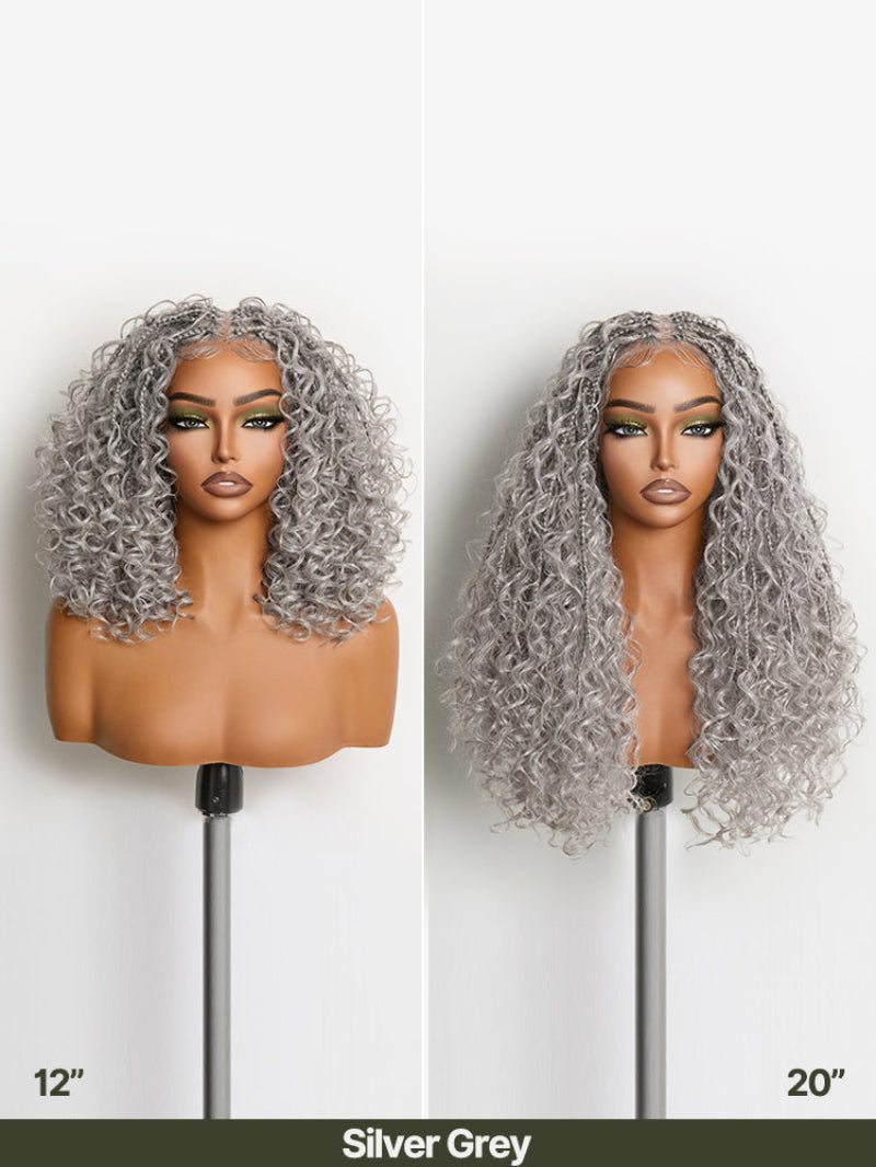 Boho Braids Water Wave Wig 13x6 HD Pre-Cut Lace Glueless