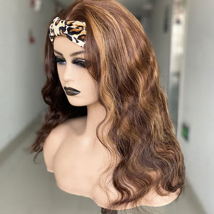 Latest Design - Gradient Wave Wig Headband Wig