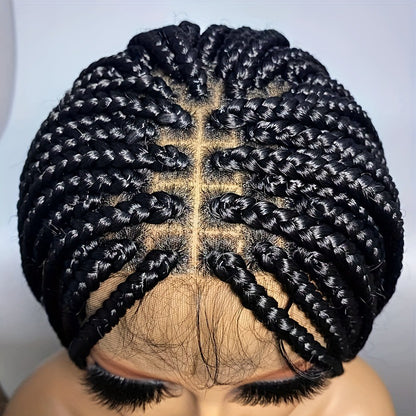 Knotless Box Braided Wigs Cornrow Braids Lace Wigs Full Lace Braids Hair Wig
