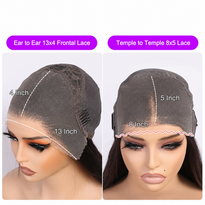 🔥 Limited-Time Sale | 4C Curly Edges Glueless Human Hair Wig – 220% Density