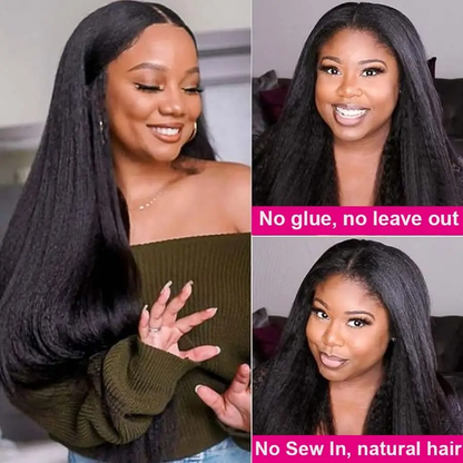 [Glueless Wig] Wear Go Glueless Wigs 4x4 & 5x5 Pre-cut Lace Kinky Straight  Wigs