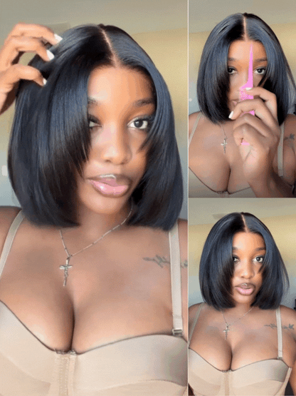 🔥North American Best Seller | Glueless Curly Bob Wig