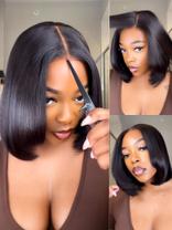 🔥North American Best Seller | Glueless Curly Bob Wig