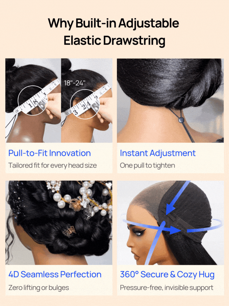 Chestnut Brown Burmese Curly Glueless Wig | 7×5 Lace