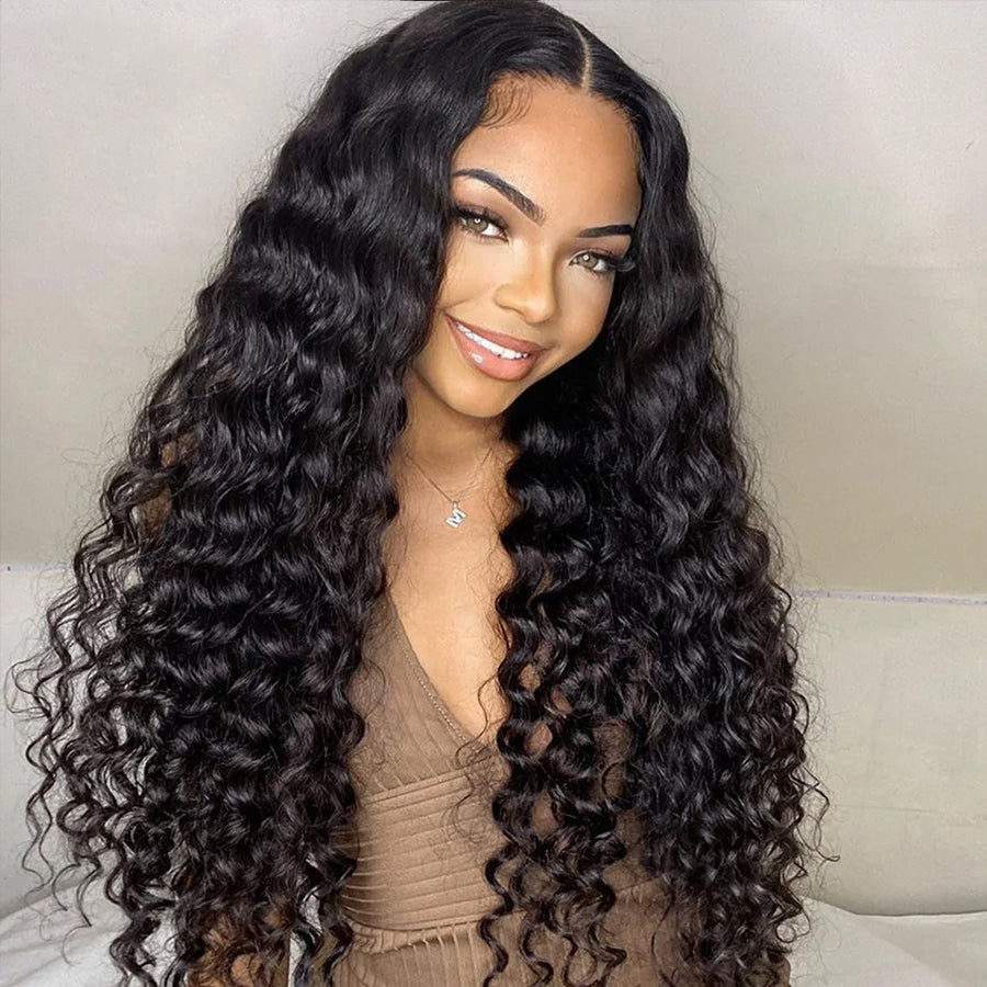 [Glueless Wig] Glueless Loose Deep Wave 6x4 HD Lace Wigs  Pre-cut Ready To Go Wig 200% Density
