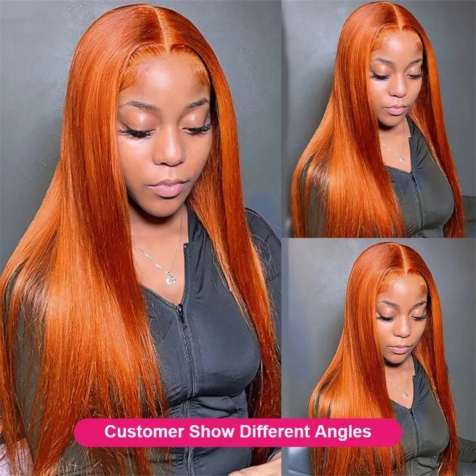 [Glueless Wig] Hair Color #350 Straight Wig 4x4 & 5x5 Pre-cut Lace Easy To Wear Glueless Wigs