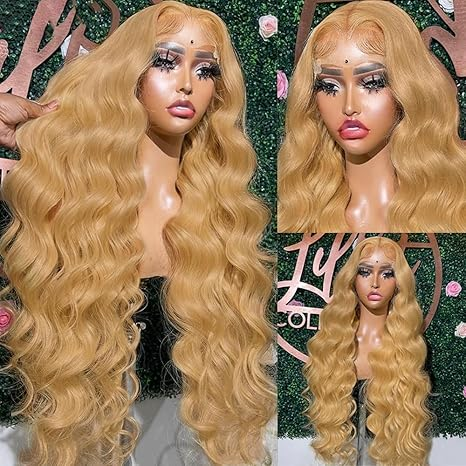 [Glueless Wig] #27 Honey Blonde Body Wave 5x5/4x4 Pre-Cut HD Lace Ready To Go Glueless  Wigs