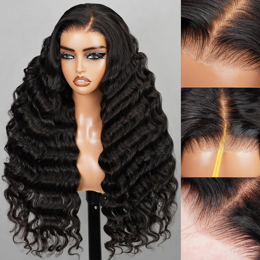 [Glueless Wig] Glueless Pre-cut Ready To Go Loose Deep Wave 4X4 & 5X5 Lace Wigs  200% Density for Black Women