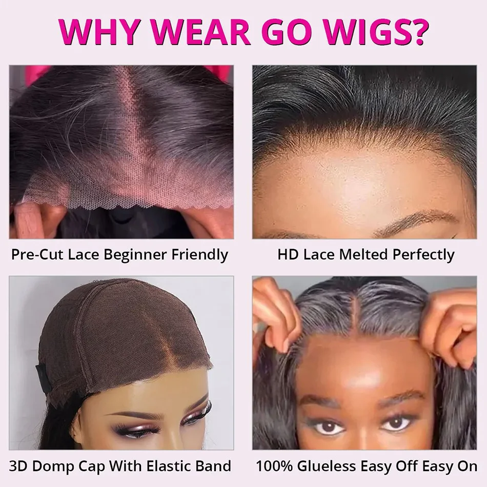 [Glueless Wig] Glueless Pre-cut Ready To Go Loose Deep Wave 4X4 & 5X5 Lace Wigs  200% Density for Black Women