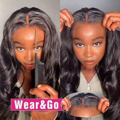 [Glueless Wig] Pre-cut Body Wave Ready To Go Glueless 4x4 & 5x5 Lace  Wigs for Beginners