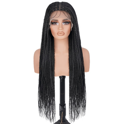 Knotless Box Braided Wigs Cornrow Braids 13x4 Front Lace Wigs