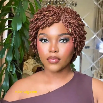 Pretty Glueless light weight Twist-out Afro Pixie Invisi Drawstring Wig