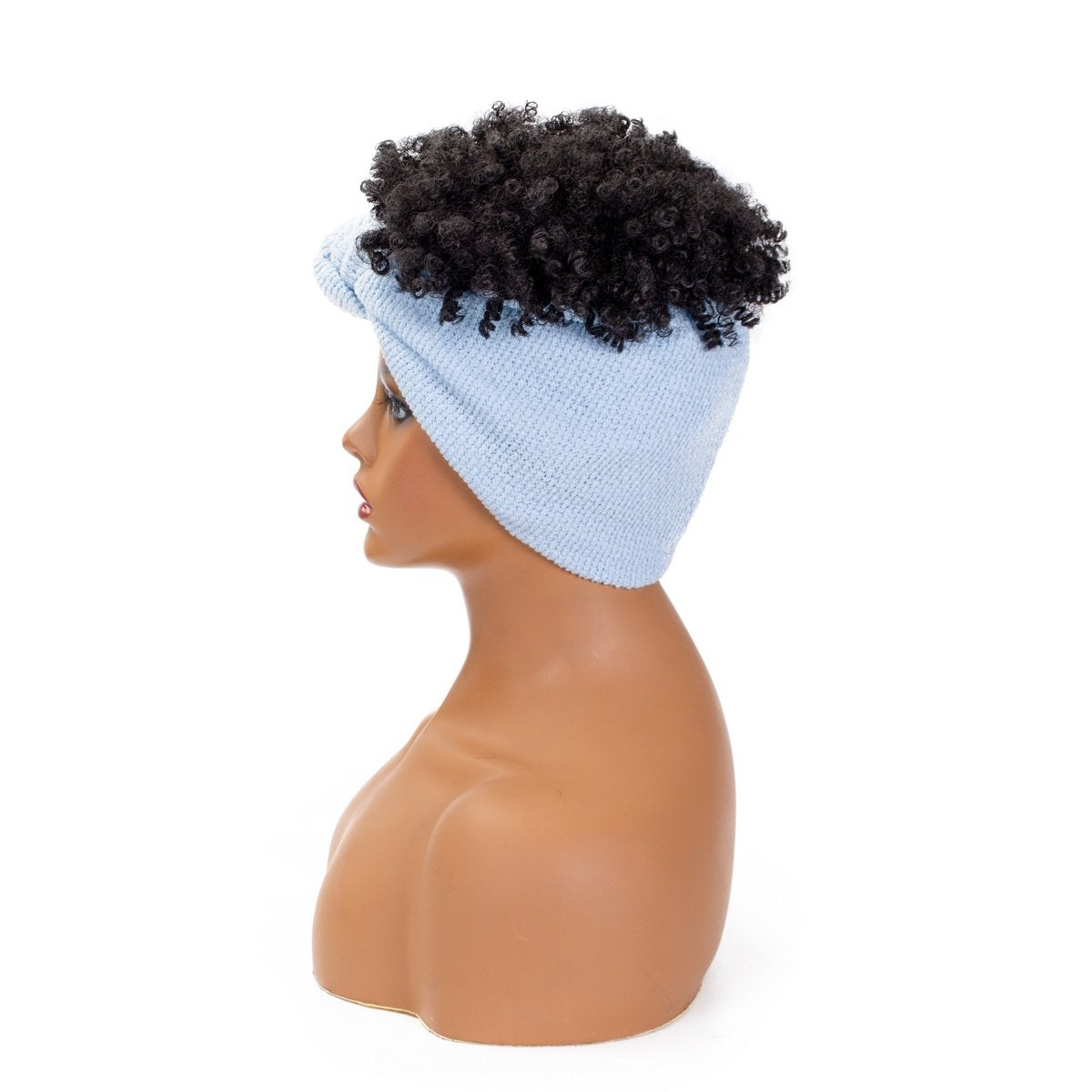 Hot Sexy Kinky Wig with Blue Headband