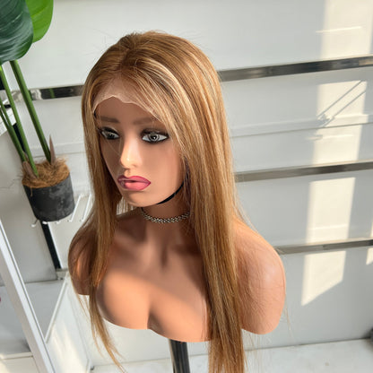 [Glueless Wig] Highlight #P27/30 Straight 4x4 & 5x5 HD Lace  Pre-cut Easy To Wear Glueless Wigs   Wigs