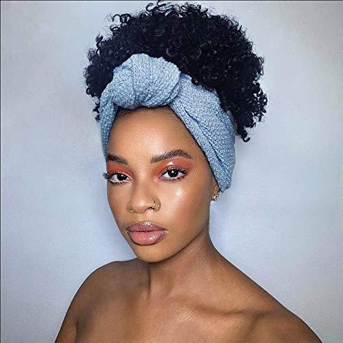 Hot Sexy Kinky Wig with Blue Headband