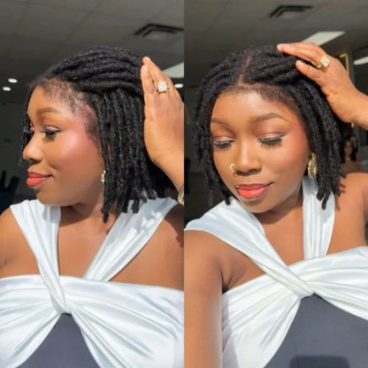 Afro kinky Dreadlocs Micro Twist Flexi-fit Invisi Drawstring Wig