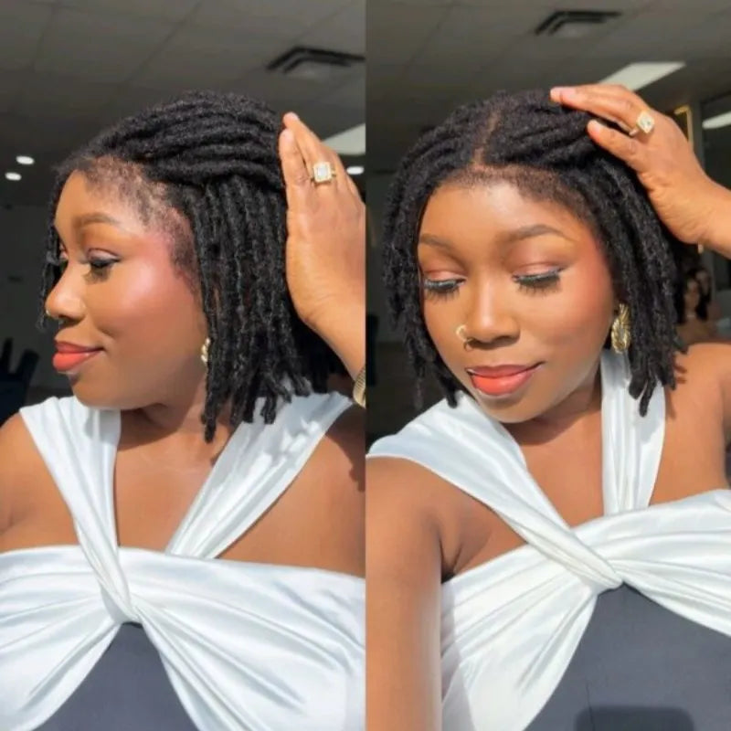 Afro kinky Dreadlocs Micro Twist Flexi-fit Invisi Drawstring Wig