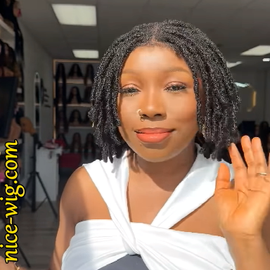 Afro kinky Dreadlocs Micro Twist Flexi-fit Invisi Drawstring Wig