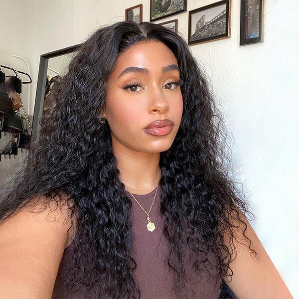 [Glueless Wig] 3D Dome Cap Water Wave Ready To Go Glueless HD 6X4 Lace Pre-Cut Closure  Wig